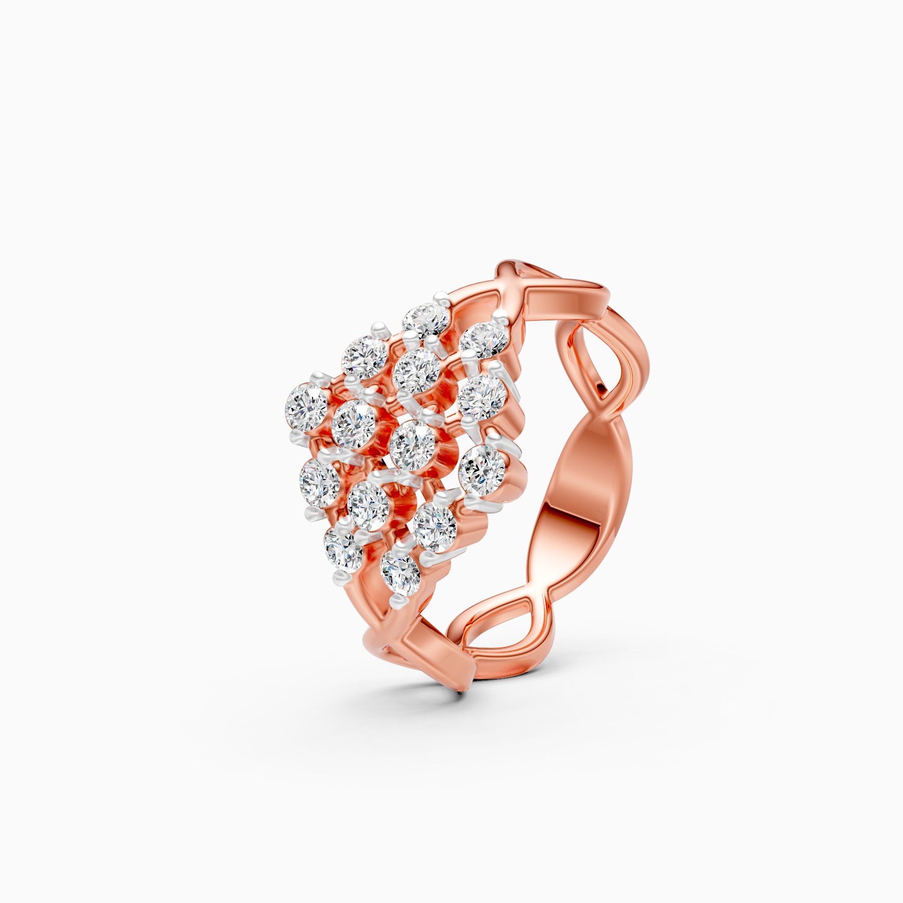 Blooming Spark Lab Grown Diamond Ring